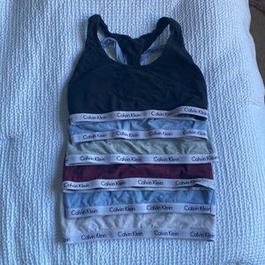 set of calvin klein sports bras